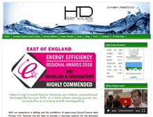 Tablet Screenshot of hdgeothermal.co.uk
